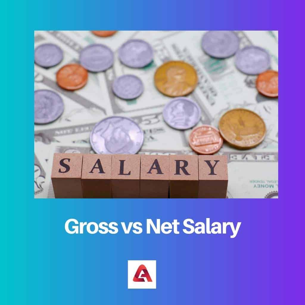 Salaire brut vs salaire net