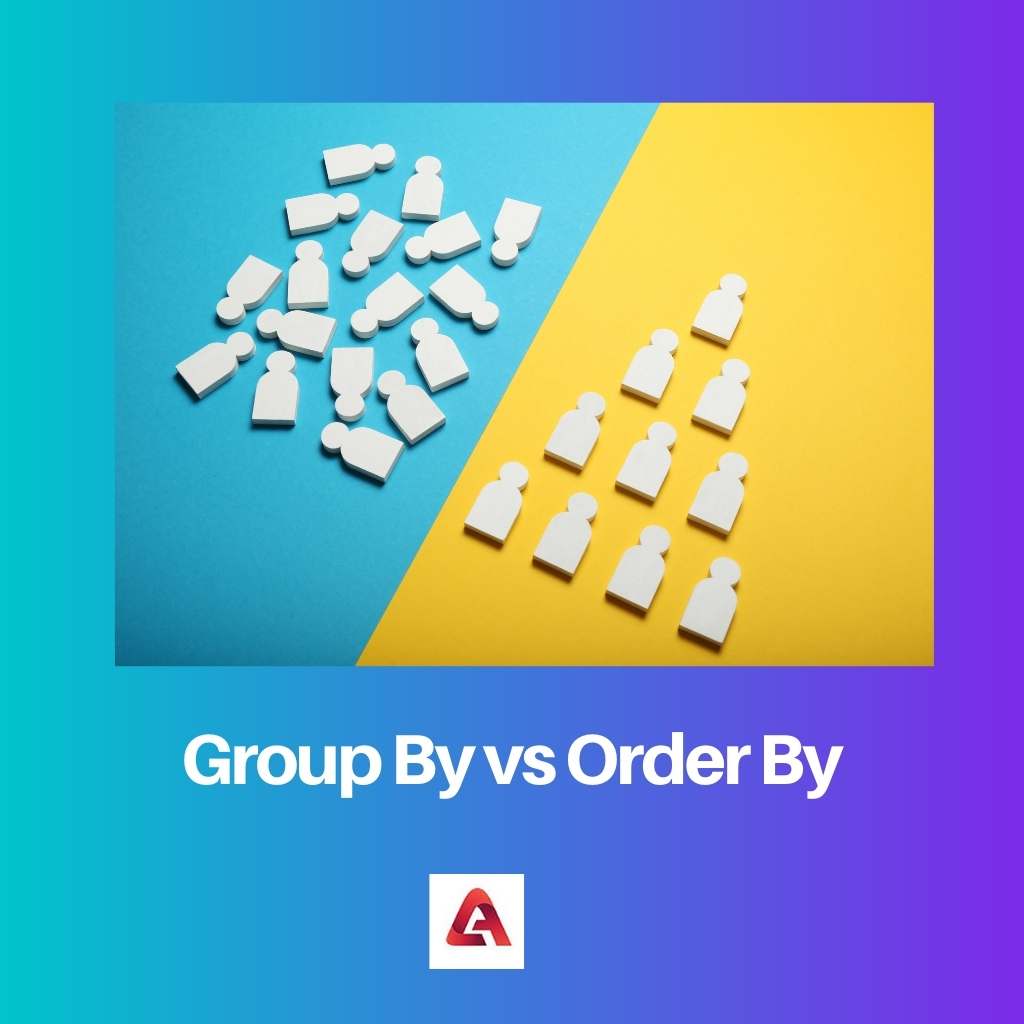 Group By vs Order By