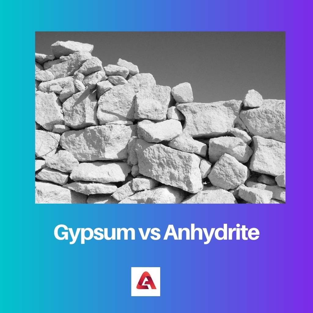 Gypsum vs Anhydrite