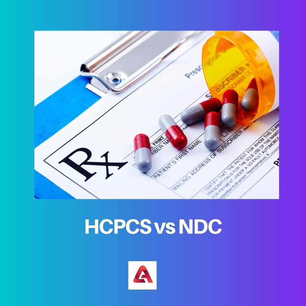 HCPCS vs NDC