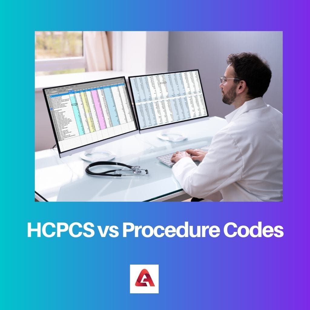 HCPCS vs Procedure Codes