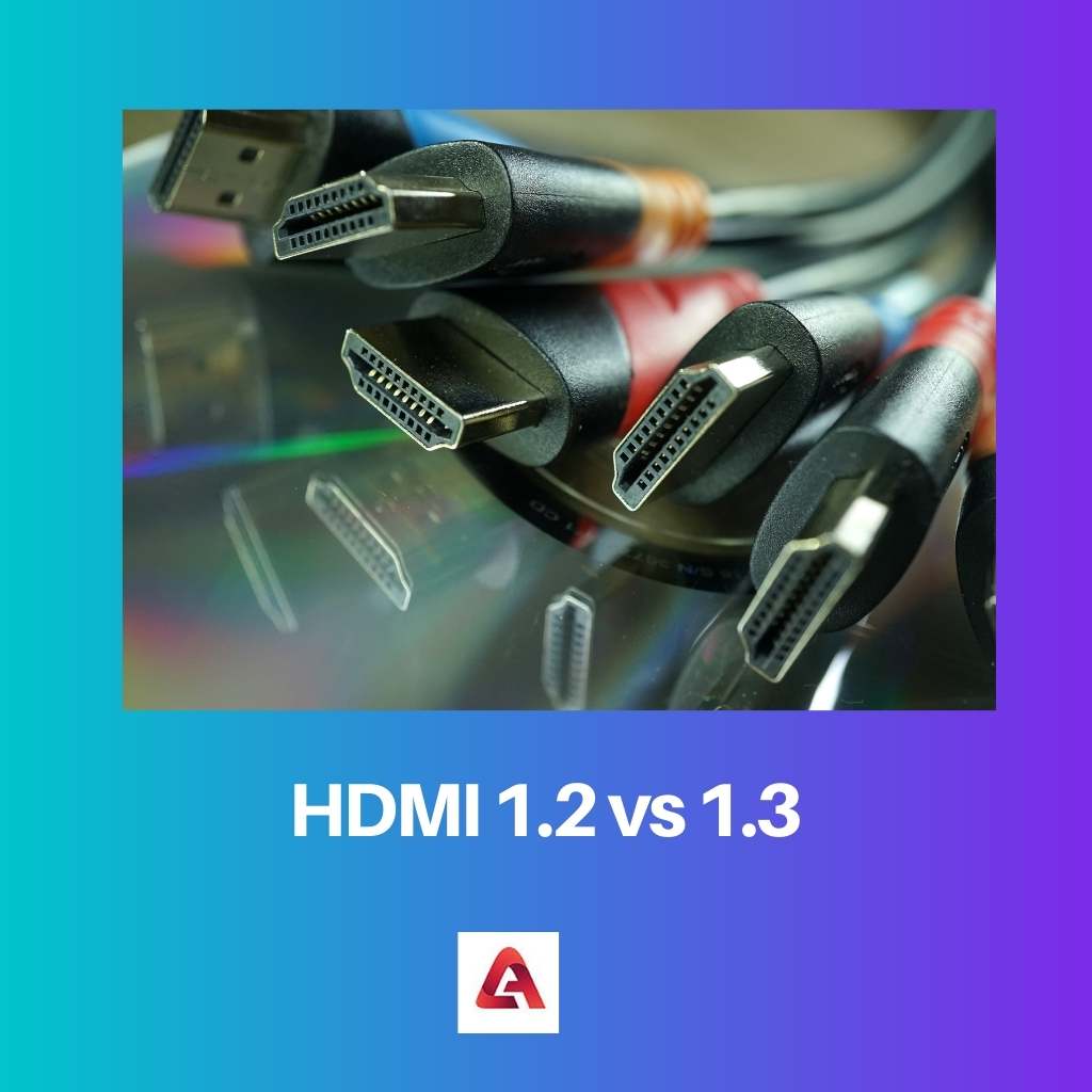 HDMI 1.2 frente a 1.3