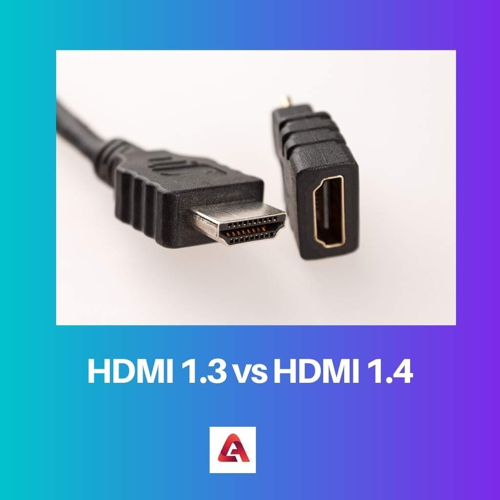 HDMI 1.3 frente a HDMI 1.4