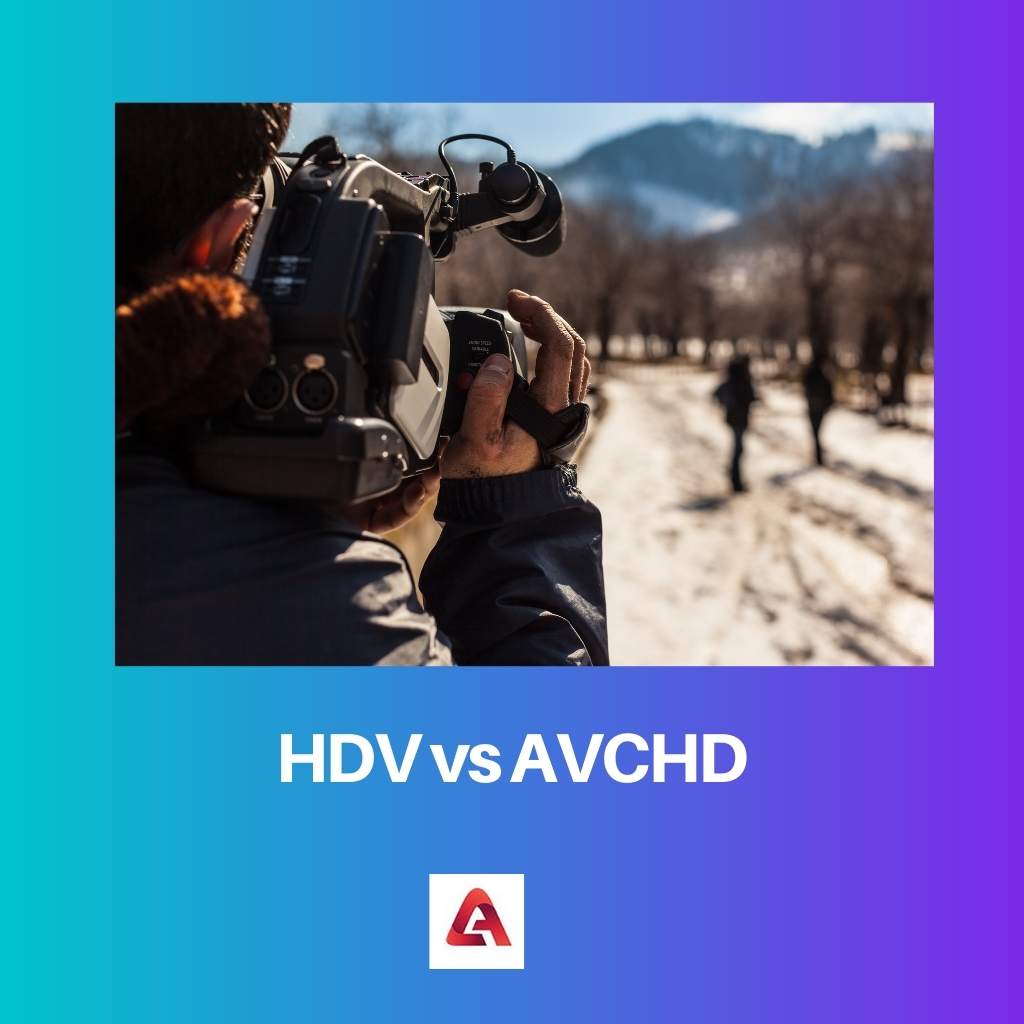 HDV so với AVCHD