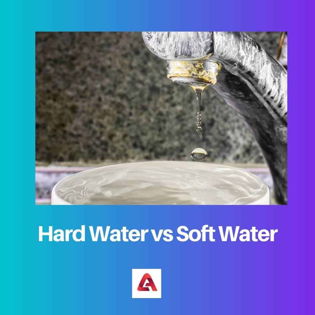 Hard Water Vs Soft Water Difference And Comparison 