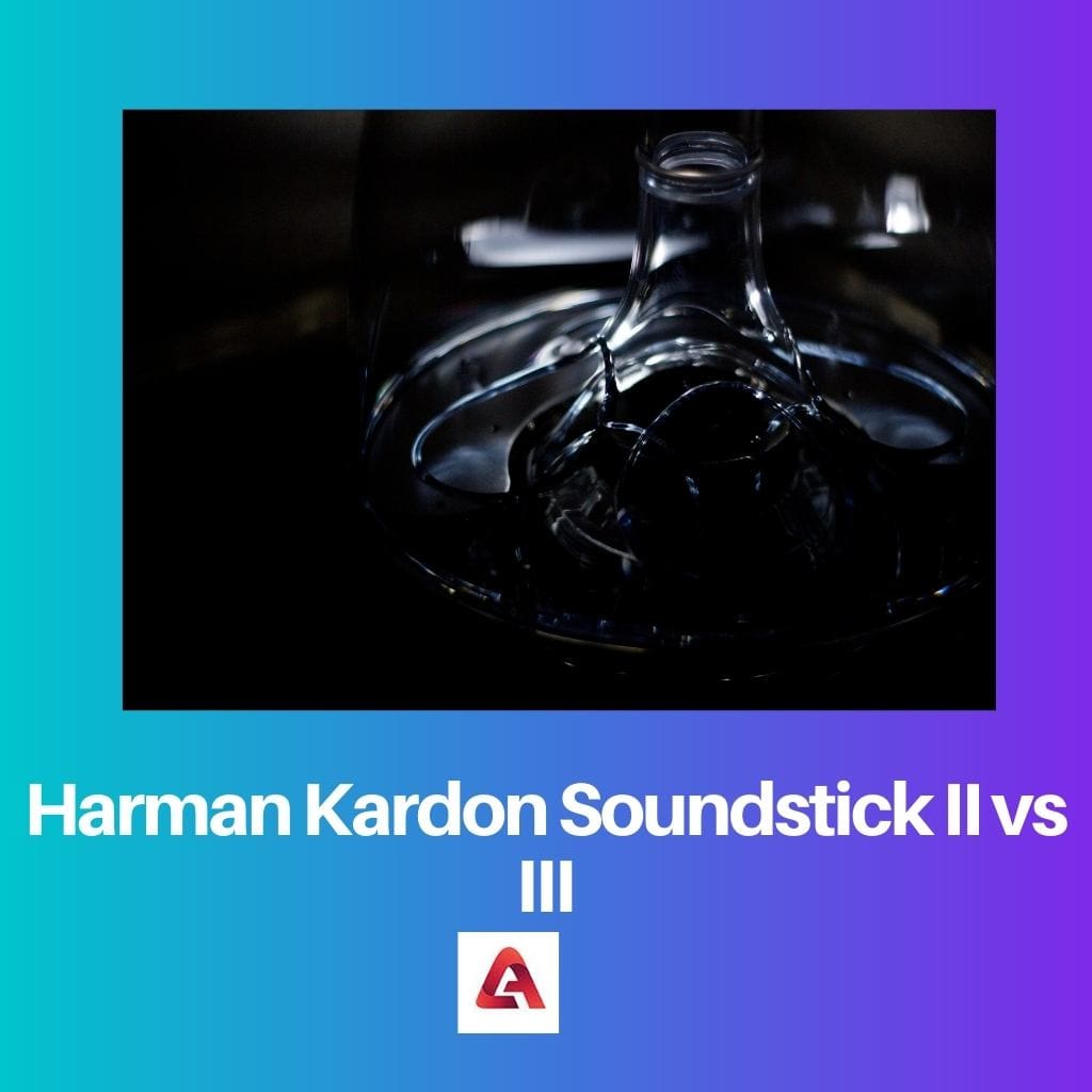 Harman Kardon Soundstick II frente a III