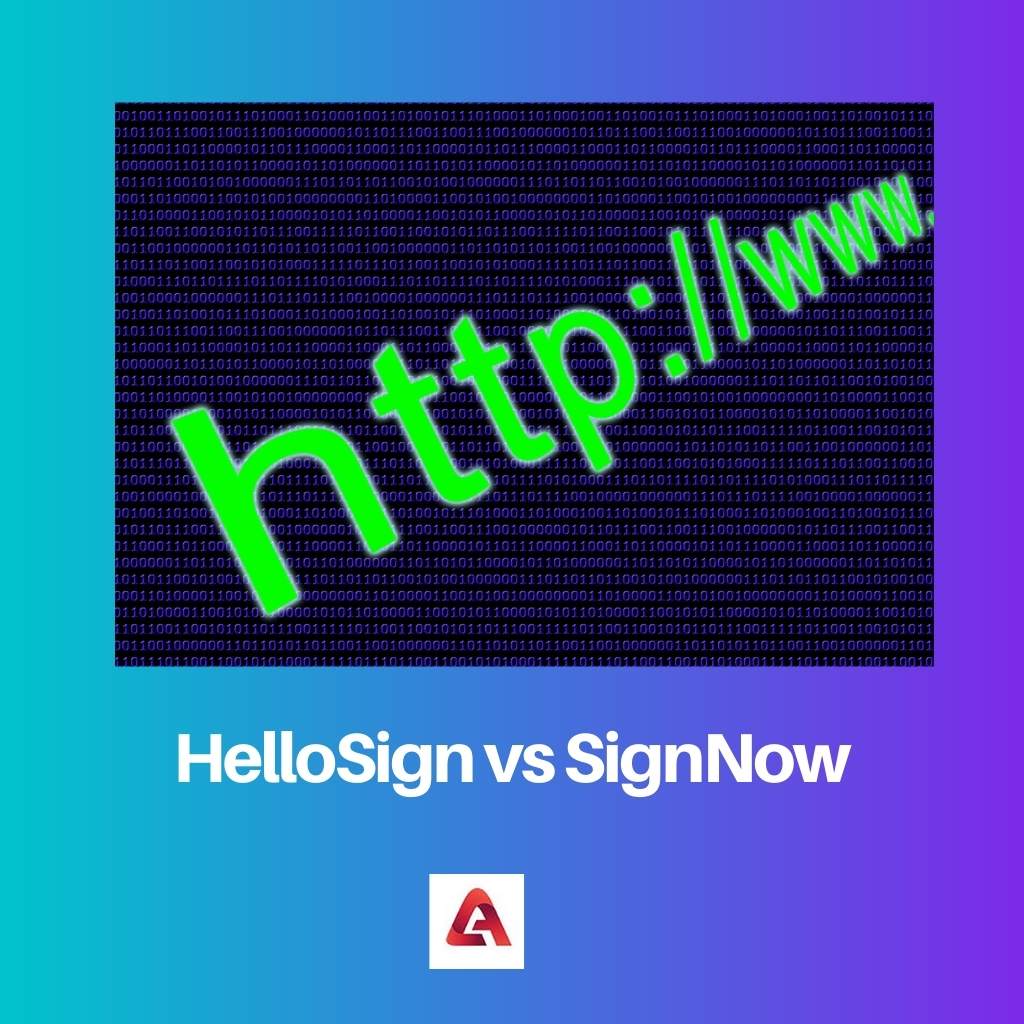HelloSign versus SignNow