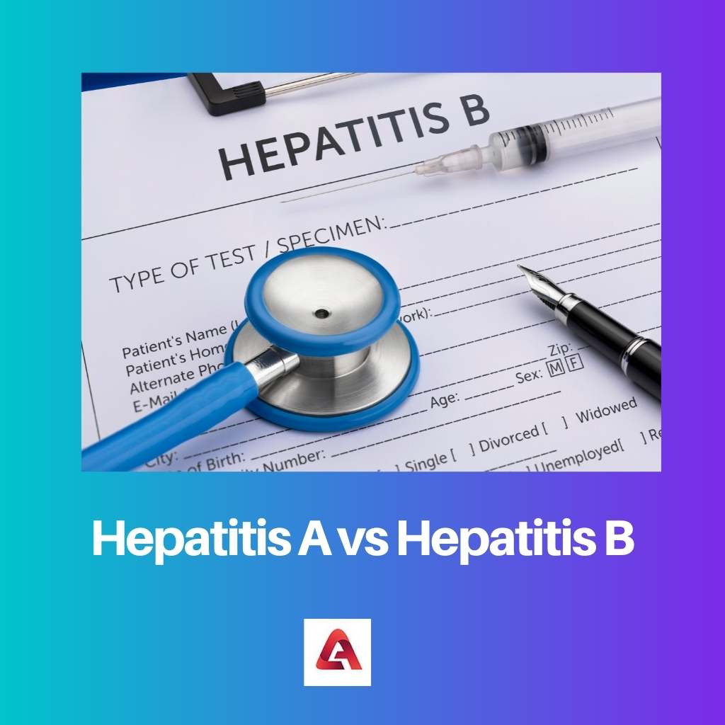 Hepatiitti A vs hepatiitti B