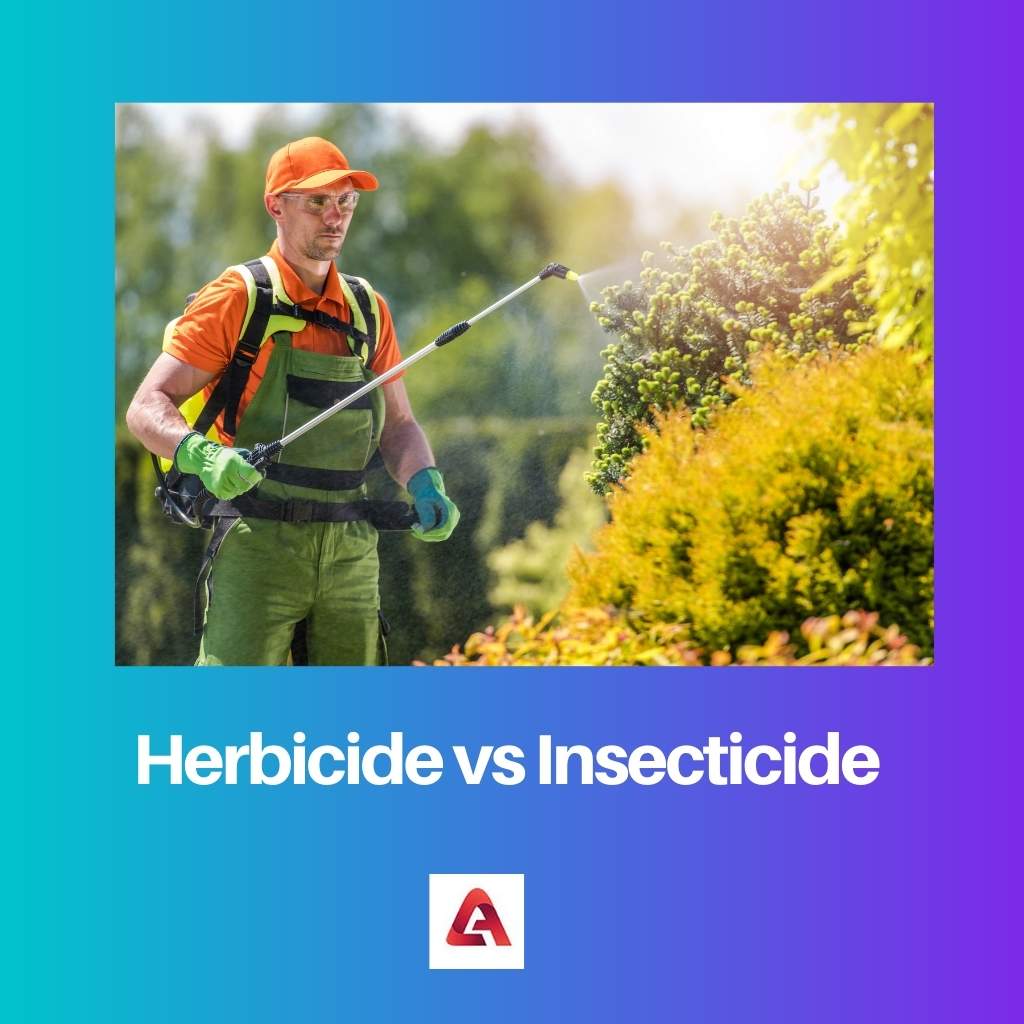 Herbizid vs. Insektizid