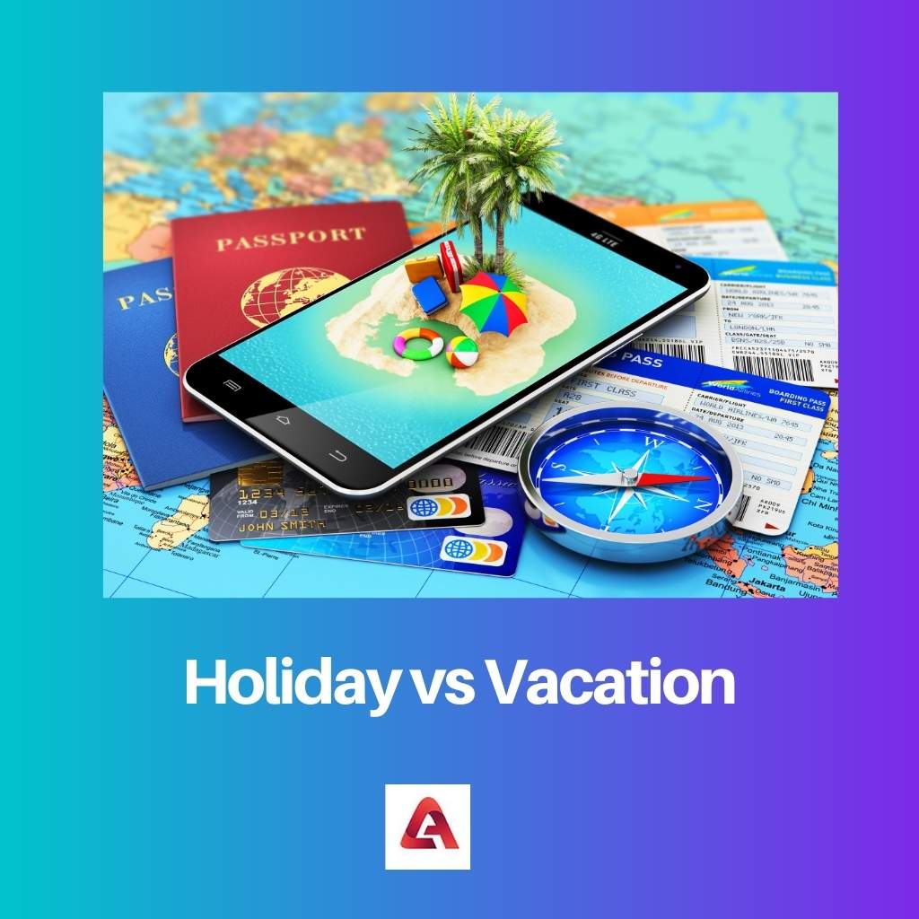 difference travel and vacation