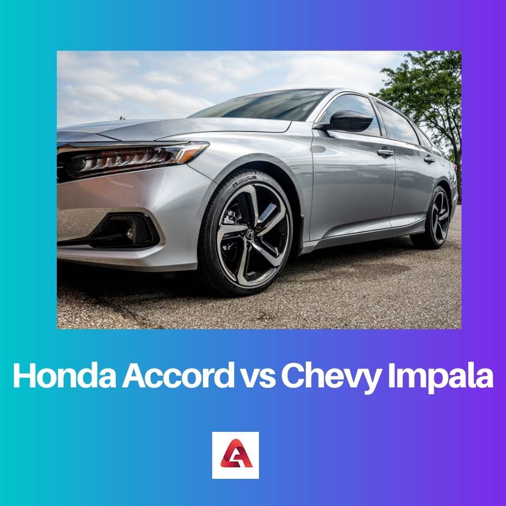 Honda Accord versus Chevy Impala