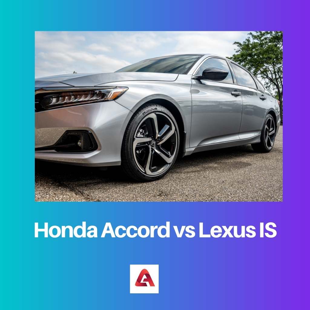 Honda Accord protiv Lexusa IS