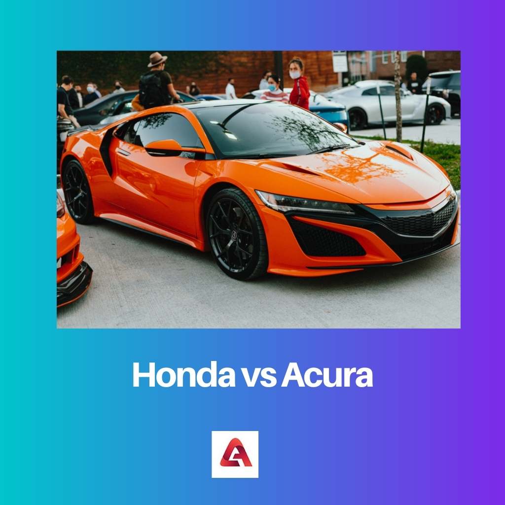 Honda vs Acura