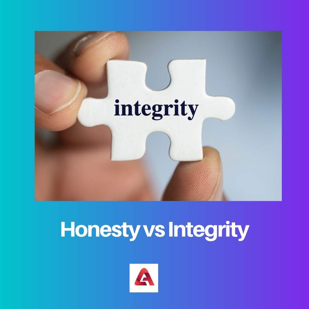 Ehrlichkeit vs. Integrität