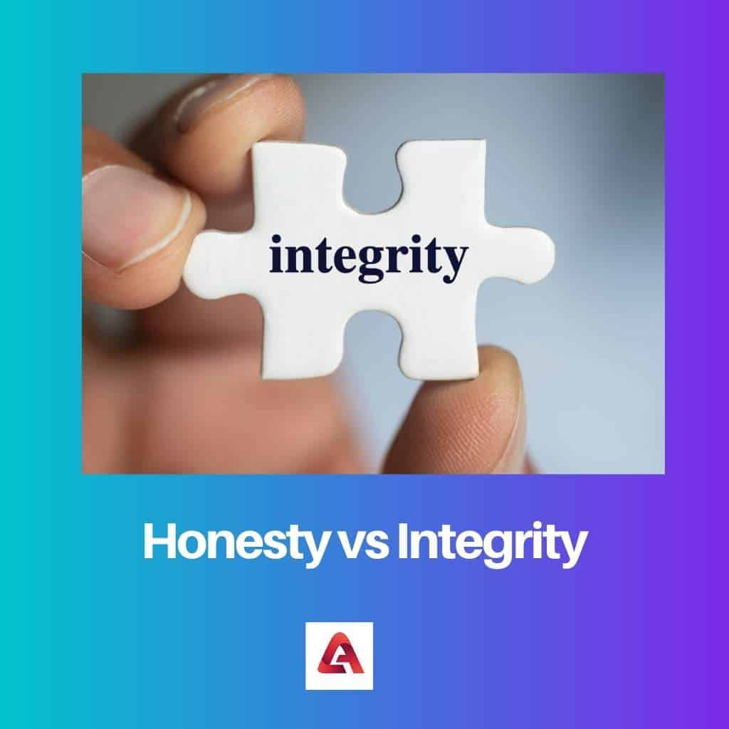 What Are The Difference Of Honesty And Integrity