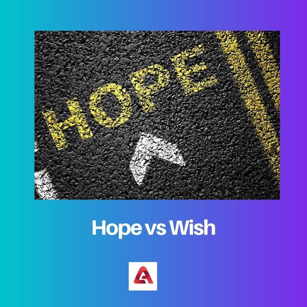 Esperança vs Desejo