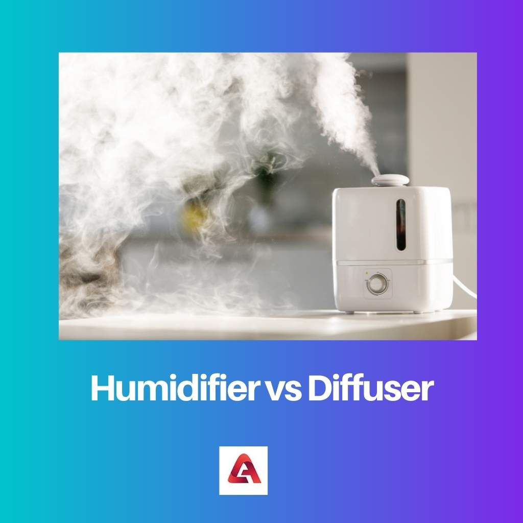Humidifier vs Diffuser