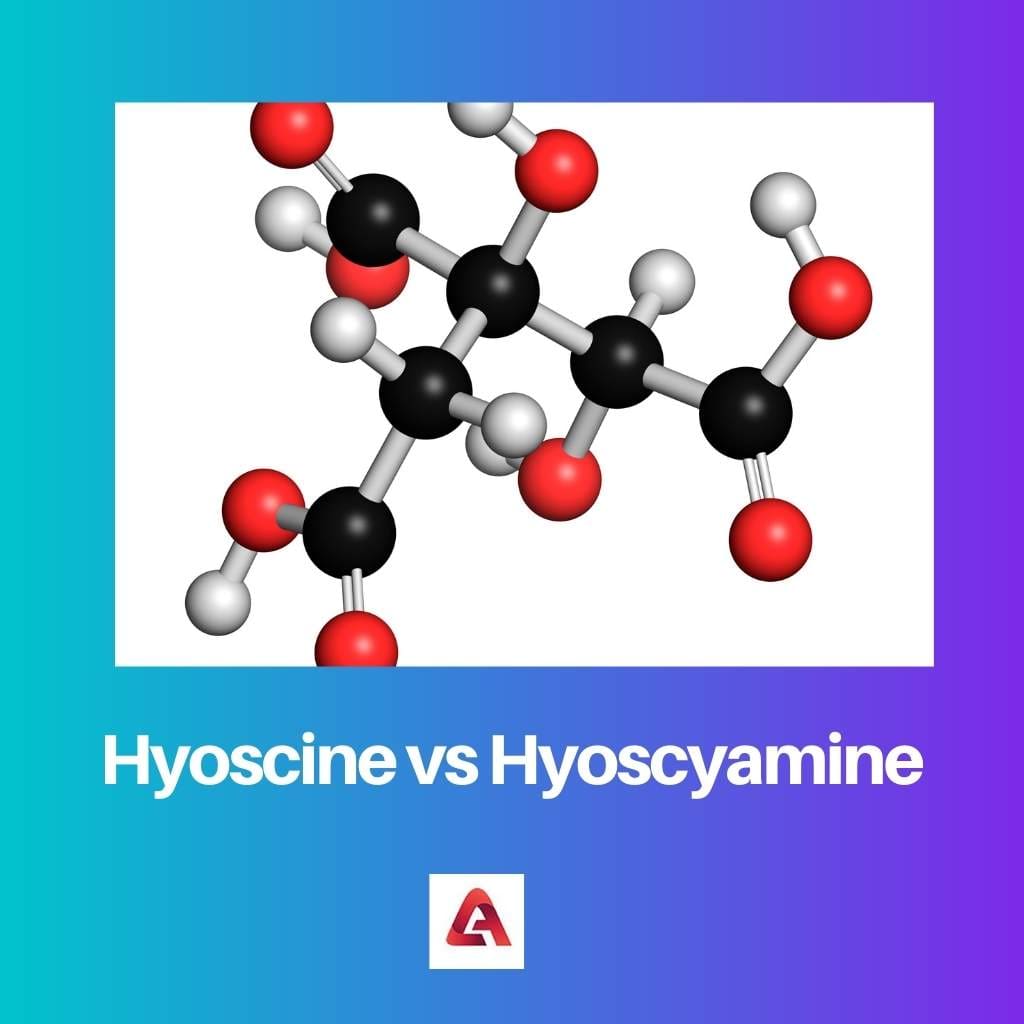 Hyoscine so với Hyoscyamine