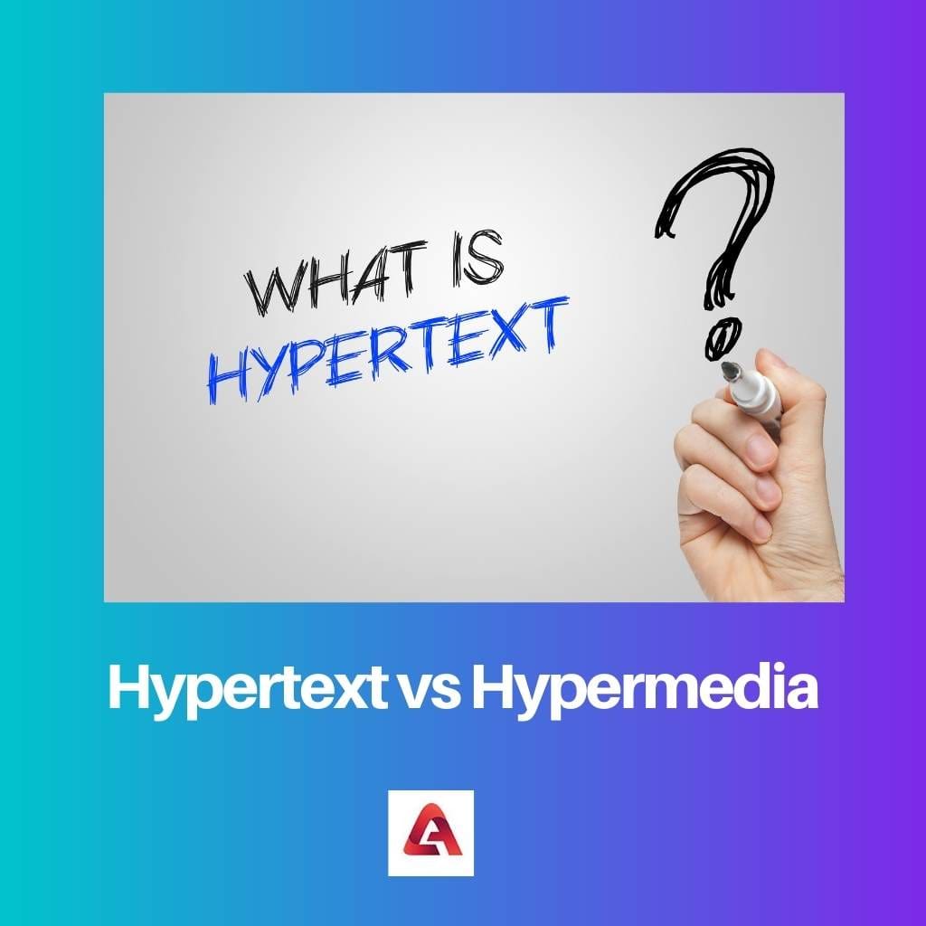 Hypertekst versus hypermedia