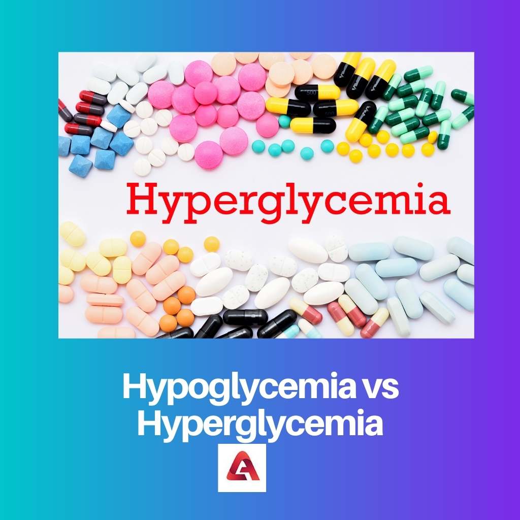 Hipoglikemija vs hiperglikemija