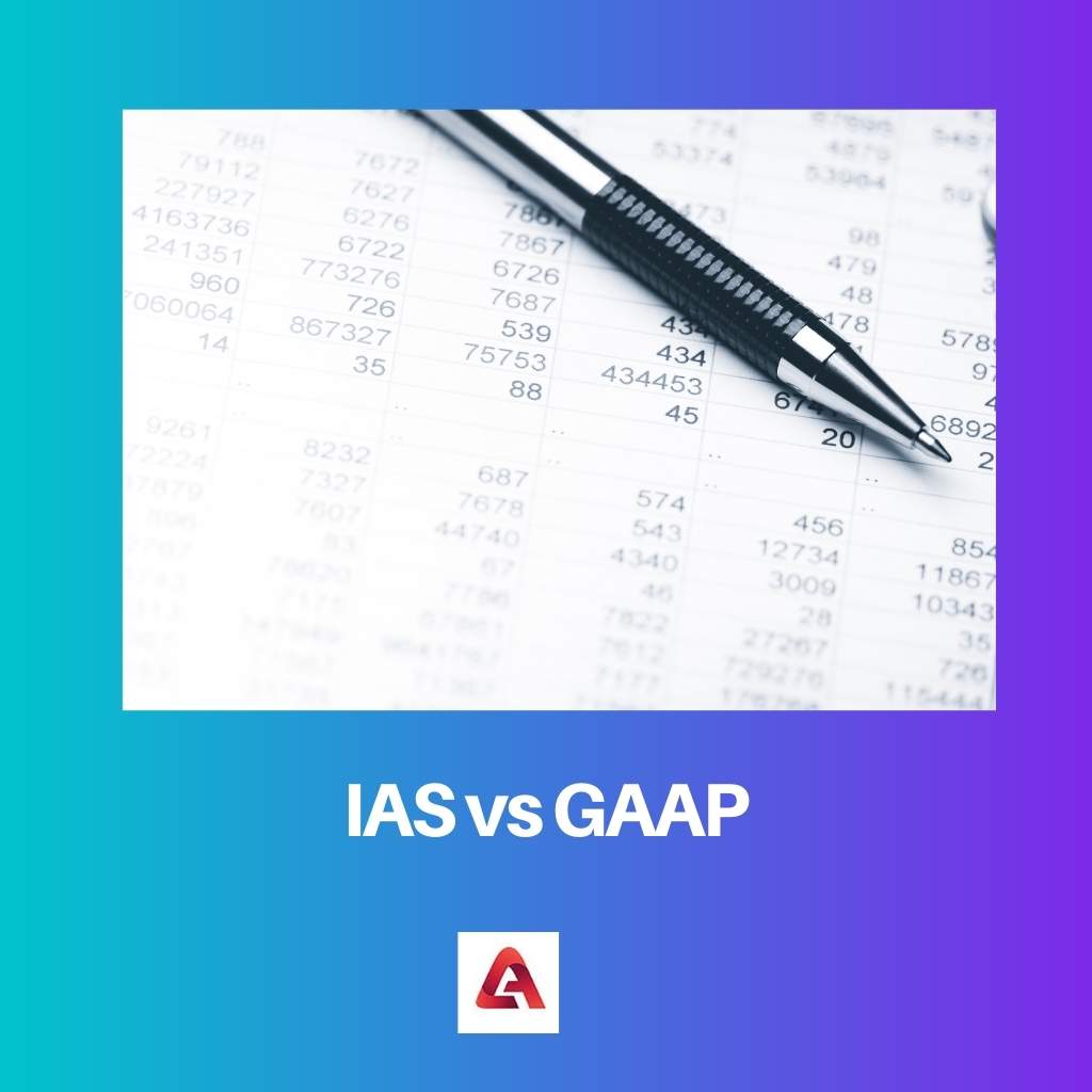 IAS versus GAAP