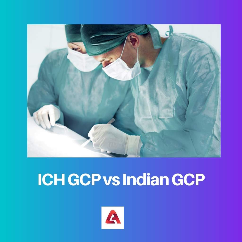 GCP ICH contre GCP indien