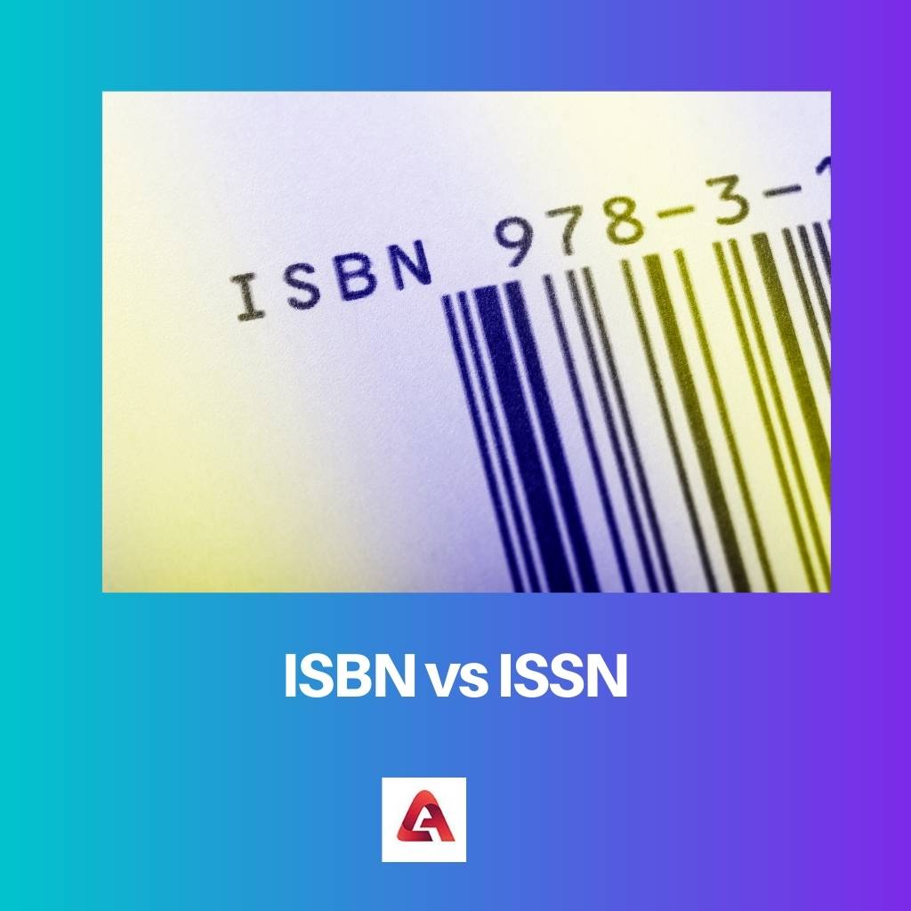 ISBN frente a ISSN