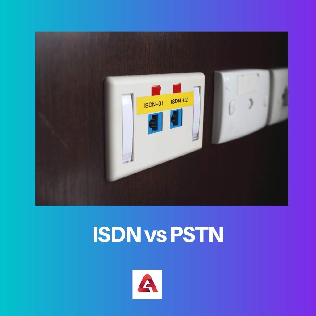ISDN مقابل PSTN
