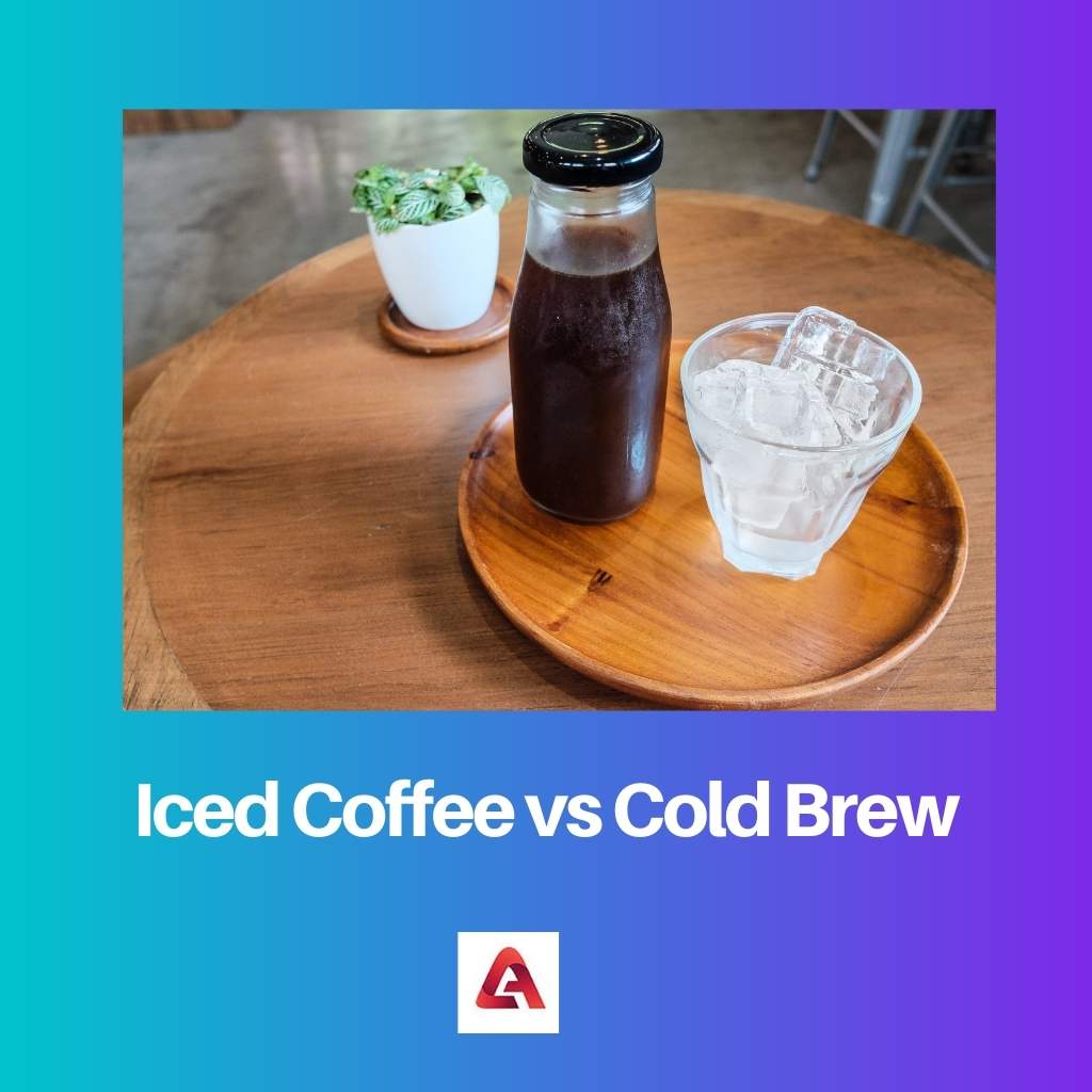 Café glacé vs Cold Brew