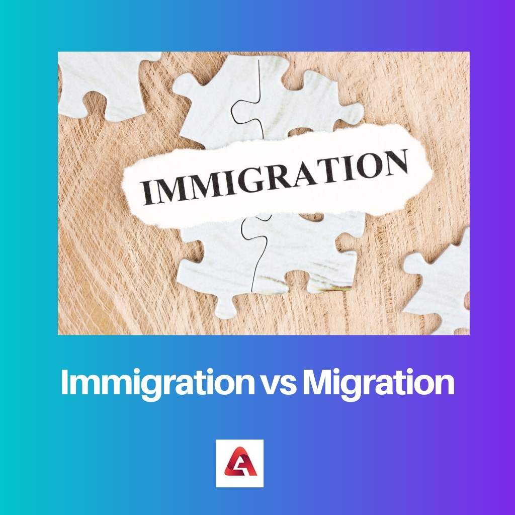 Immigration contre migration