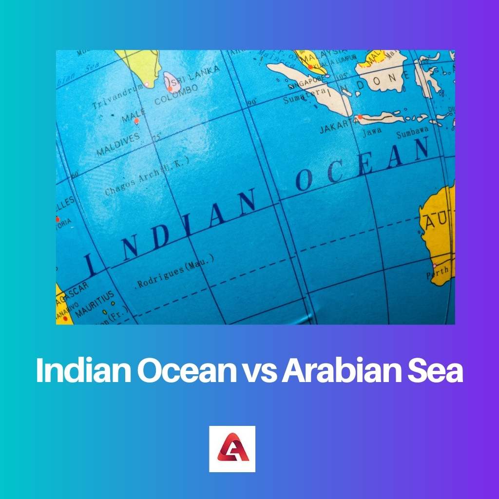 Indian Ocean vs Arabian Sea