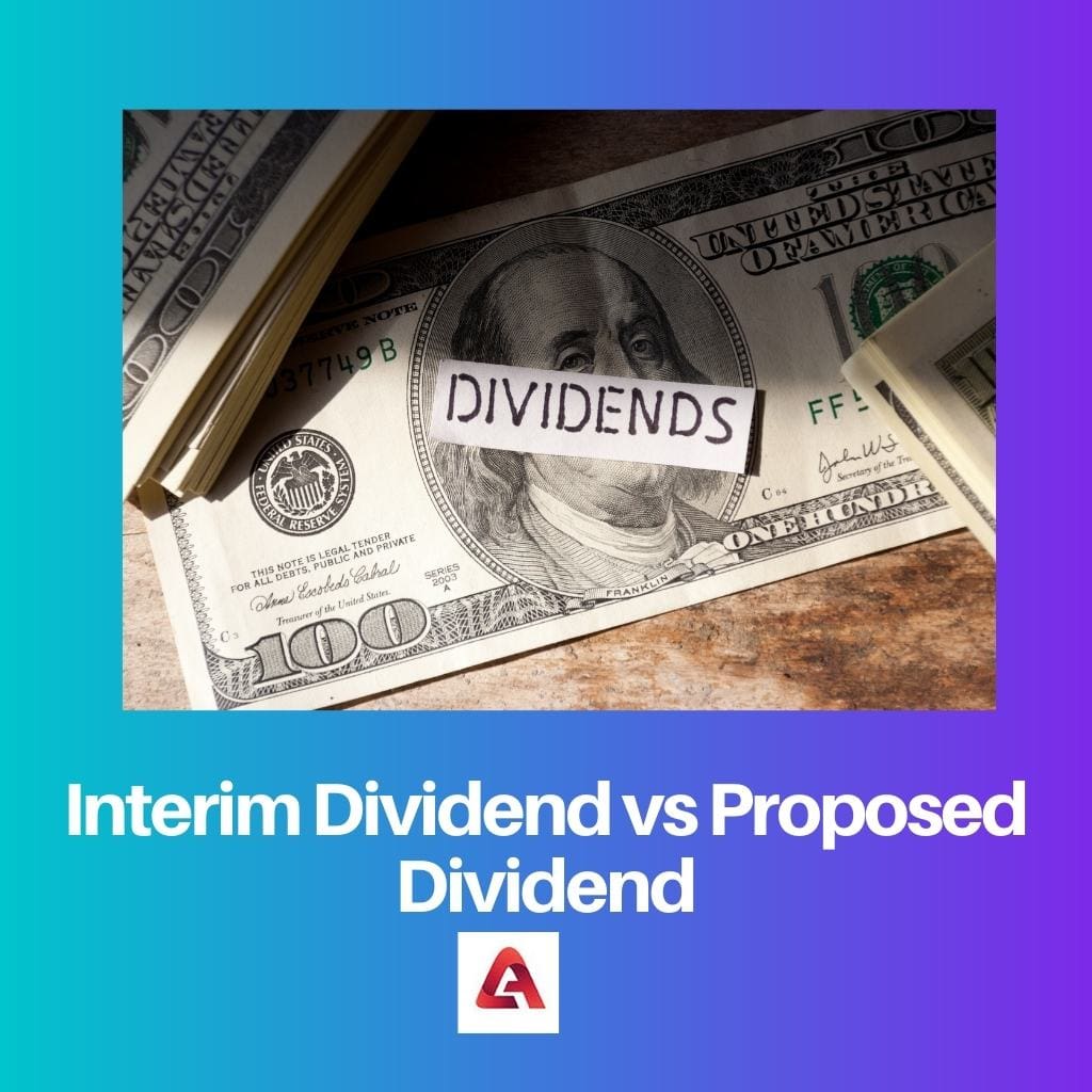 Interim Dividend vs Proposed Dividend