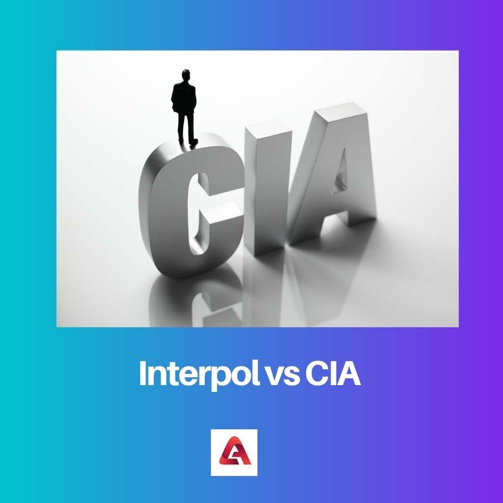 Interpol vs CIA