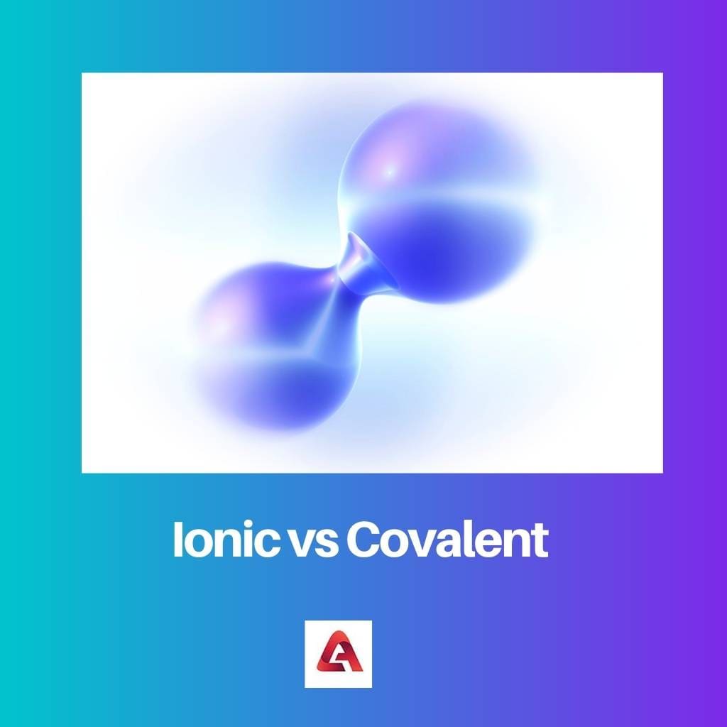 Ionico vs covalente