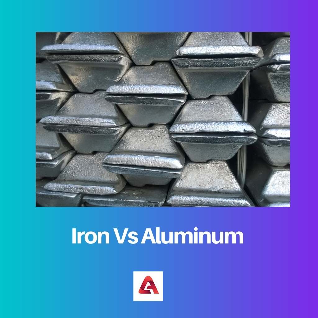 Eisen gegen Aluminium