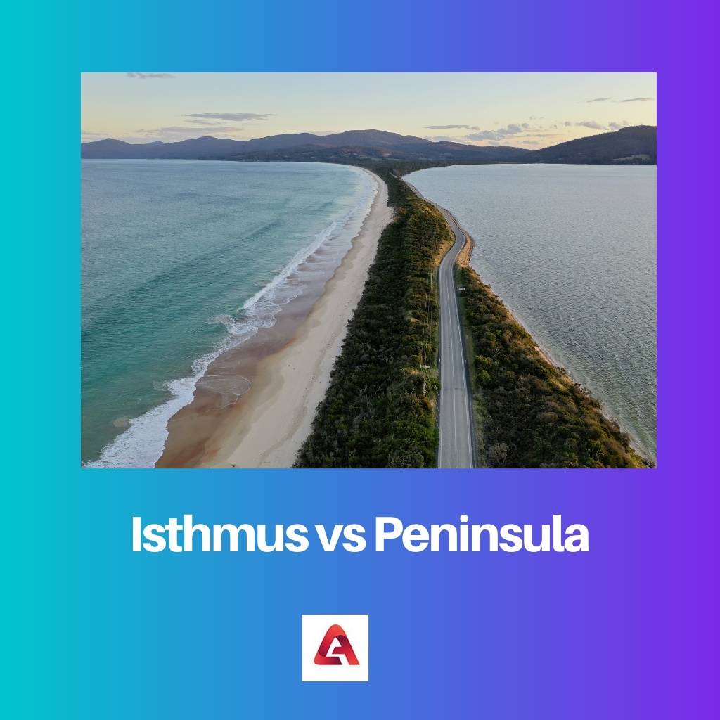 Isthmus vs Peninsula