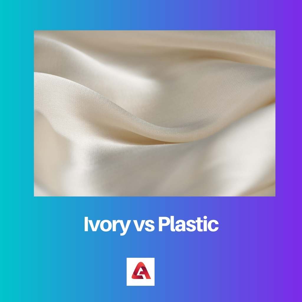 Ivoire vs plastique