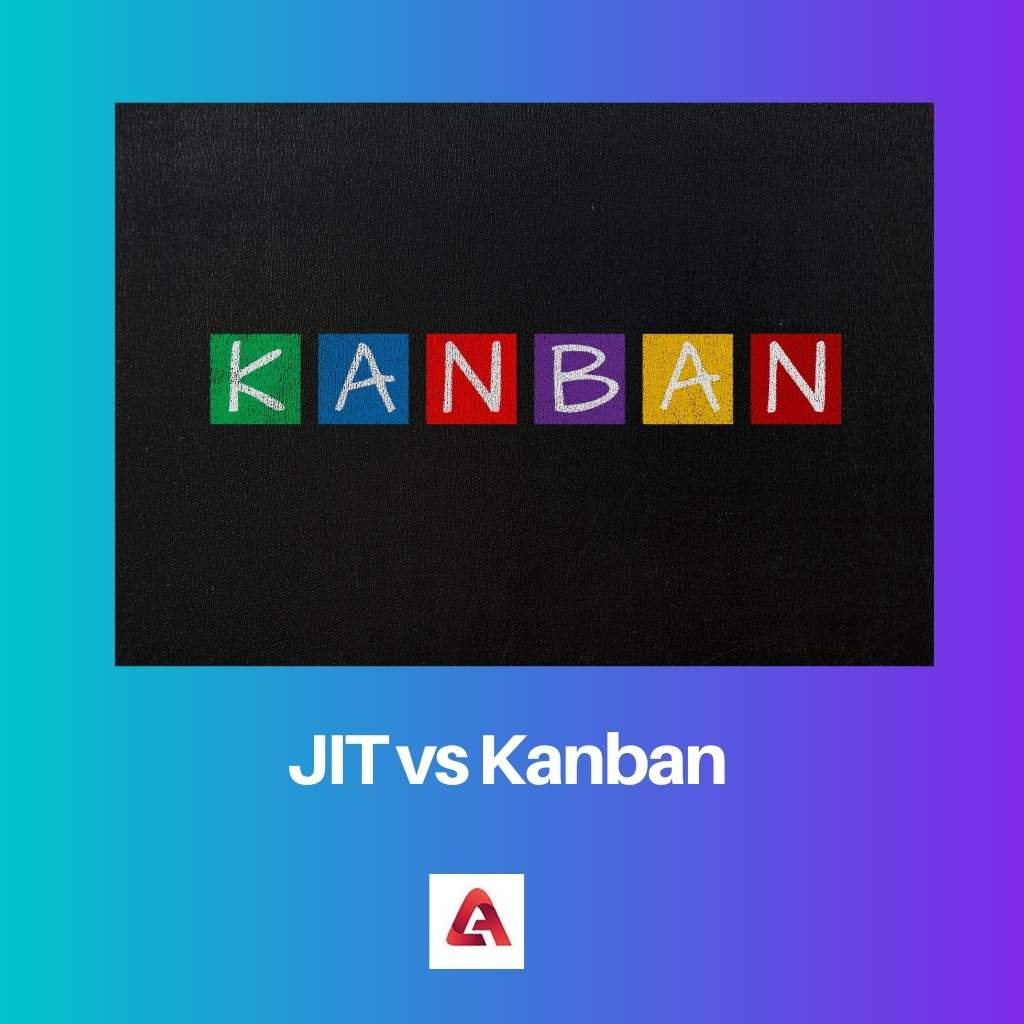 JIT vs Kanban
