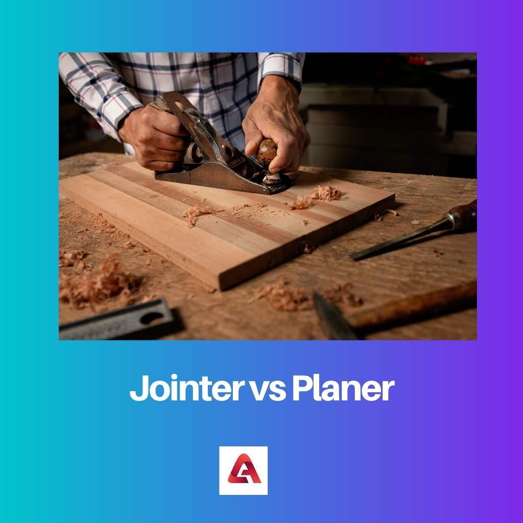 Jointer versus Planer
