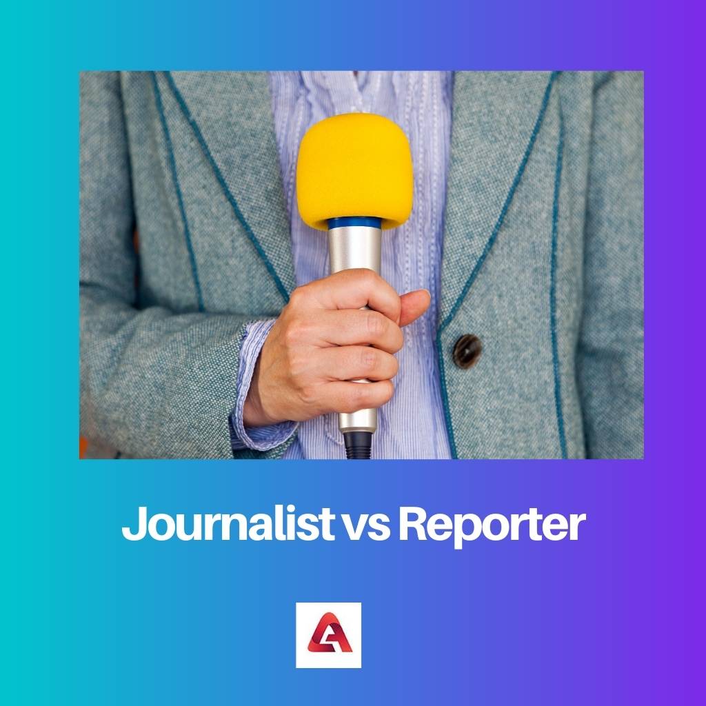 Jornalista x Repórter