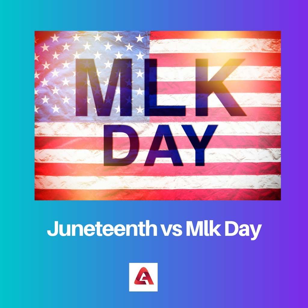 Juneteenth gegen Mlk Day