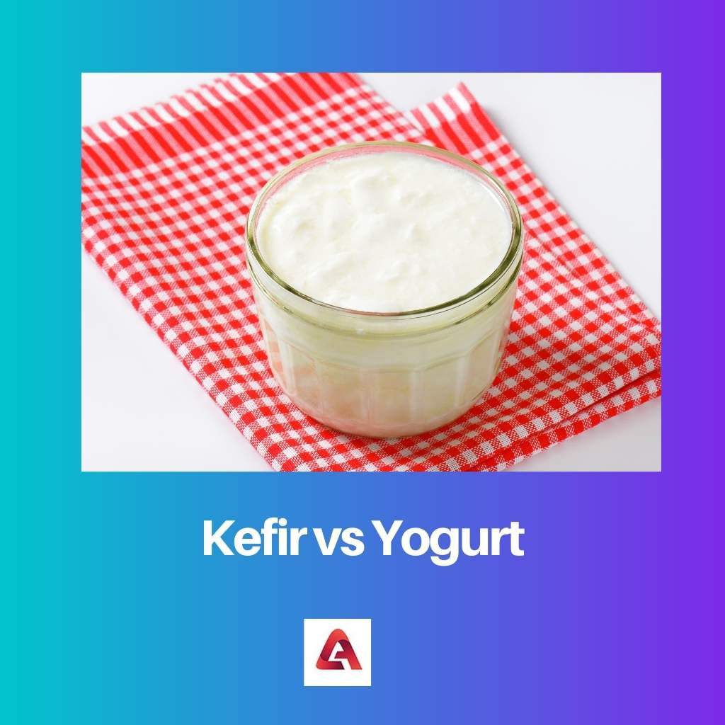 Kéfir vs yaourt