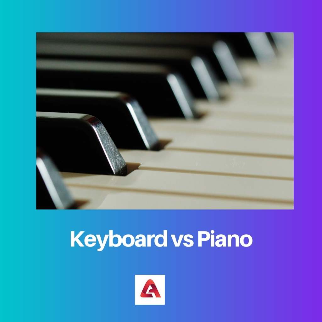 Bàn phím vs Piano
