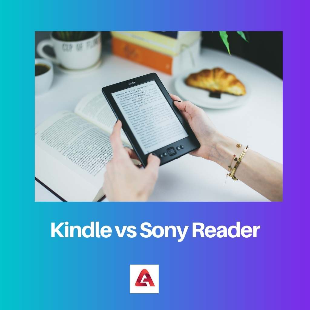 Kindle contra el lector de Sony
