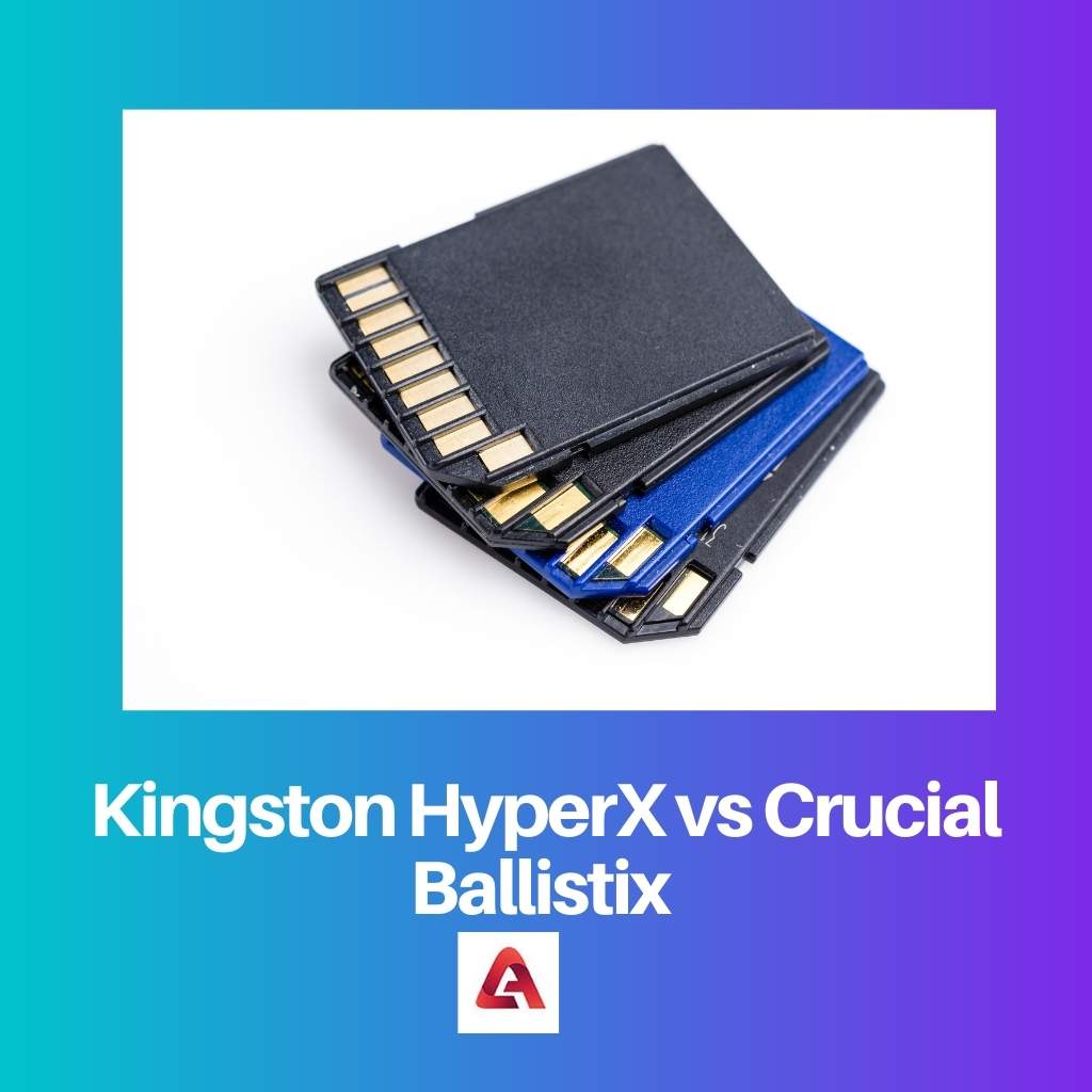 Kingston HyperX frente a Crucial Ballistix