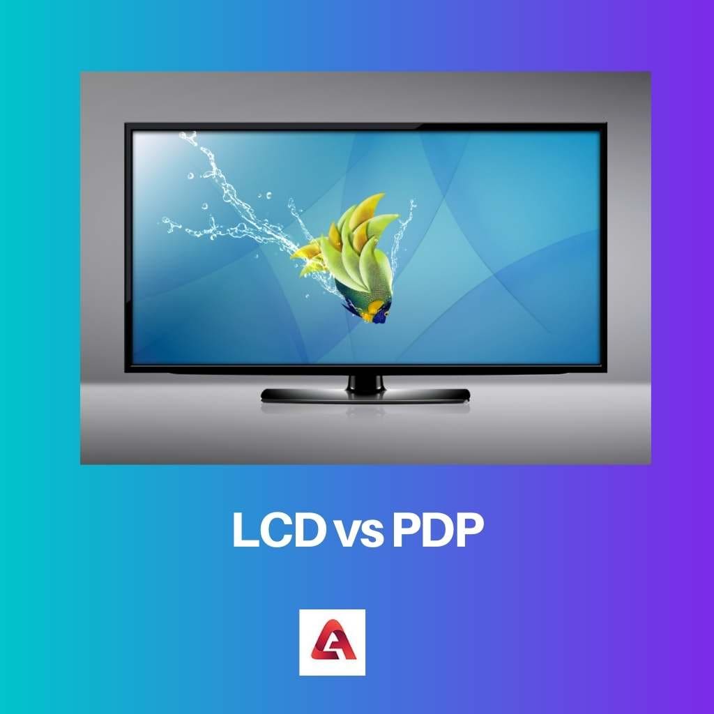 LCD contro PDP