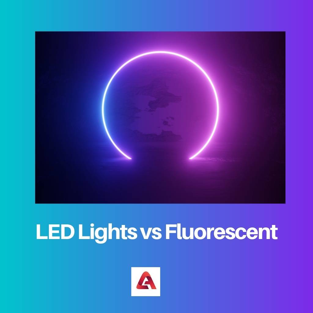 Luzes LED vs fluorescentes