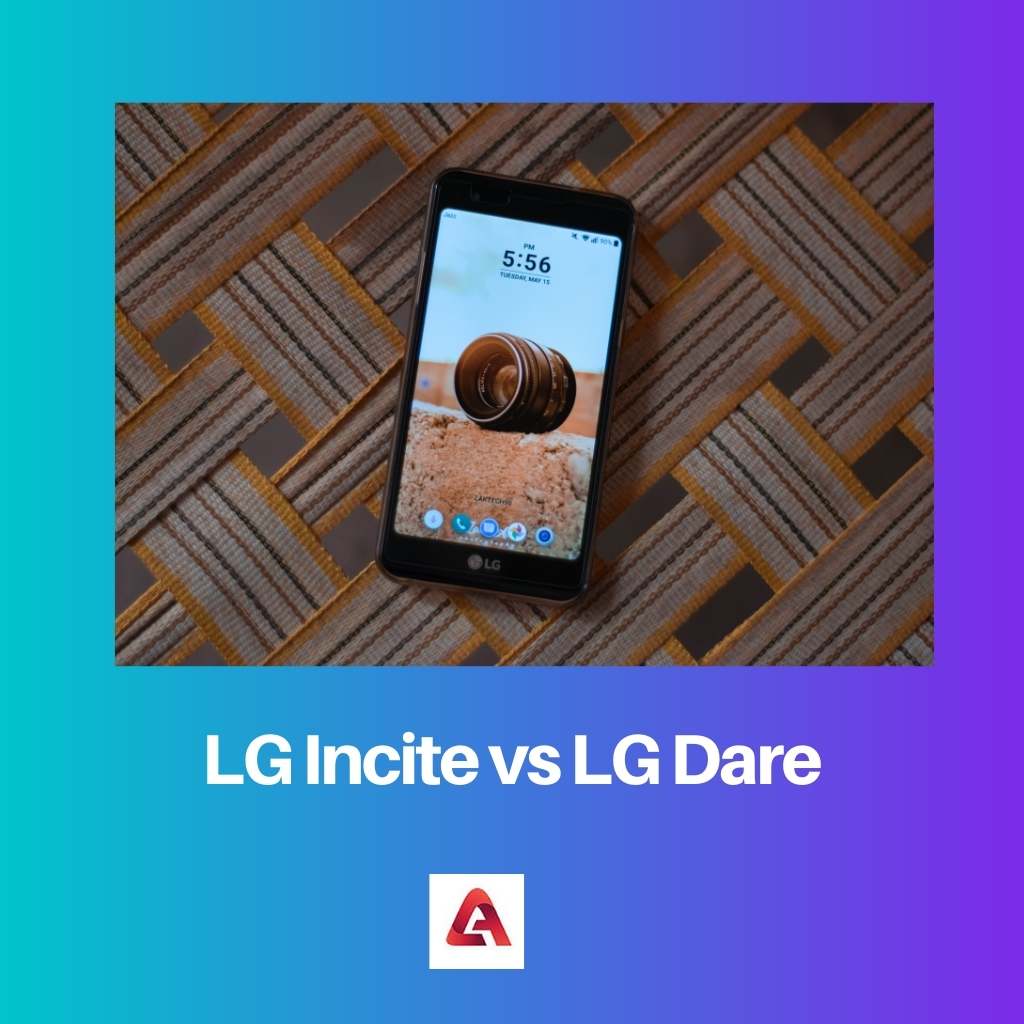LG Incite frente a LG Dare