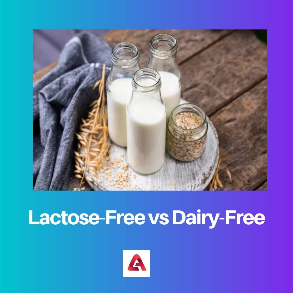Lactose Free vs Dairy Free