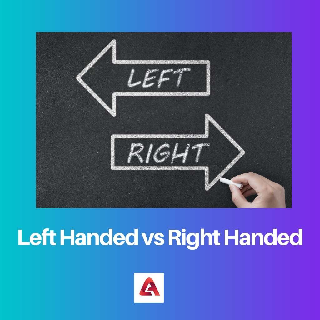 Linkshänder gegen Rechtshänder